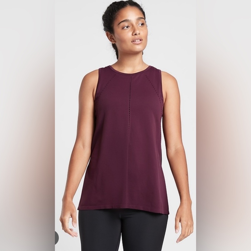 Athleta Foothill Seamless Tank in Grey, Size L
